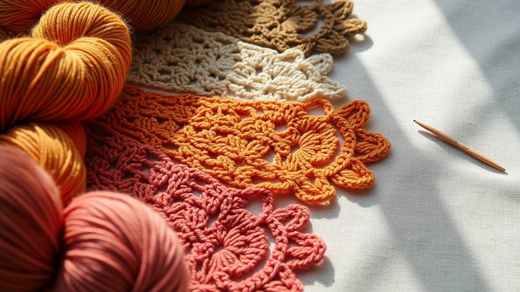 Ambiance estivale avec fils de coton Phildar et vue sur la mer