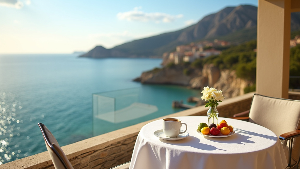 Vue depuis la chambre du Best Western Plus Ajaccio Amirauté sur le golfe