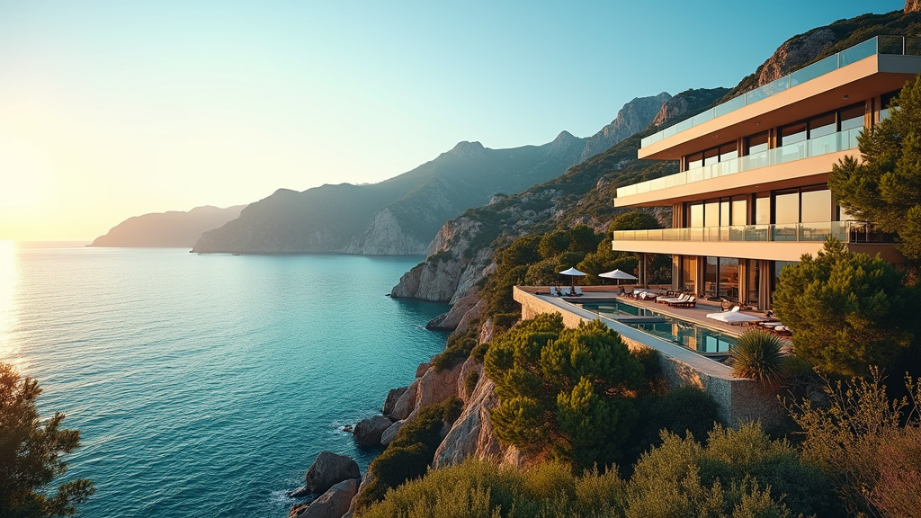 Façade moderne du Best Western Plus Ajaccio Amirauté avec vue sur le golfe d'Ajaccio