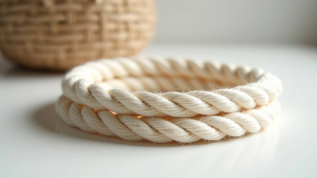 Emballage cadeau décoré avec de la corde torsadée