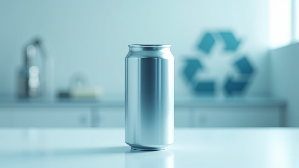 Canette alimentaire avec détail de l'ouverture