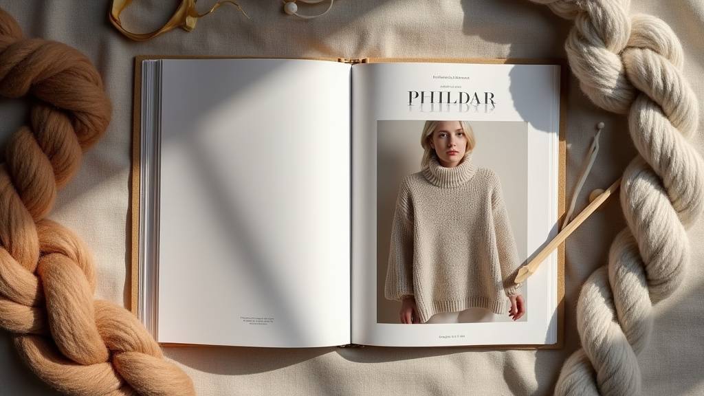 Planche d'inspiration du catalogue Phildar N°204