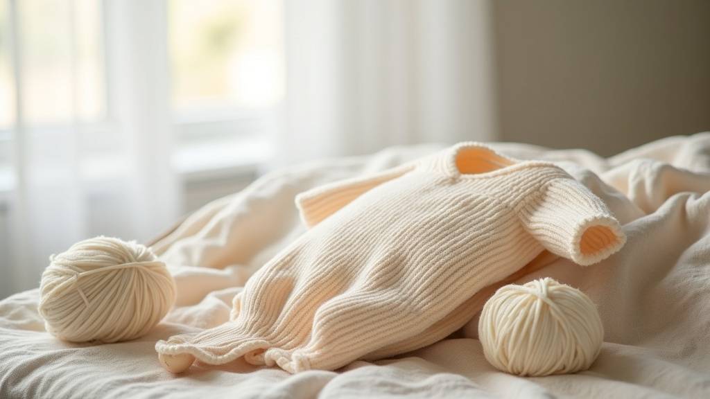 Couverture du catalogue Phildar Poésie Miniature N°245 avec des modèles de tricot pour bébé