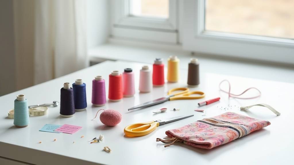 Étapes de couture d'une trousse de toilette Justin