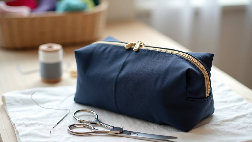 Dimensions standard d'une trousse de toilette Justin