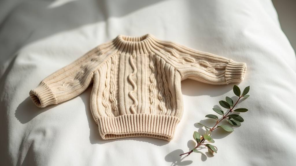 Bonnet bébé aux couleurs tendres, parfait pour compléter une tenue - Catalogue Phildar Poésie Miniature