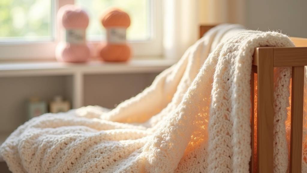 Couverture de berceau tricotée en Phil Baby Doll