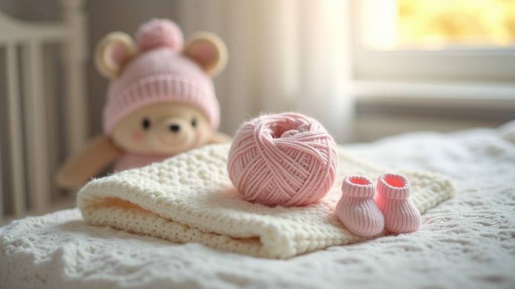 Doudou tricoté en forme de lapin avec Phil Baby Doll