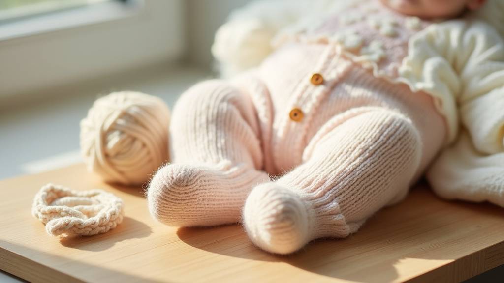 Pyjama lapin Louka du catalogue Phildar N°250 - tricot bébé avec oreilles