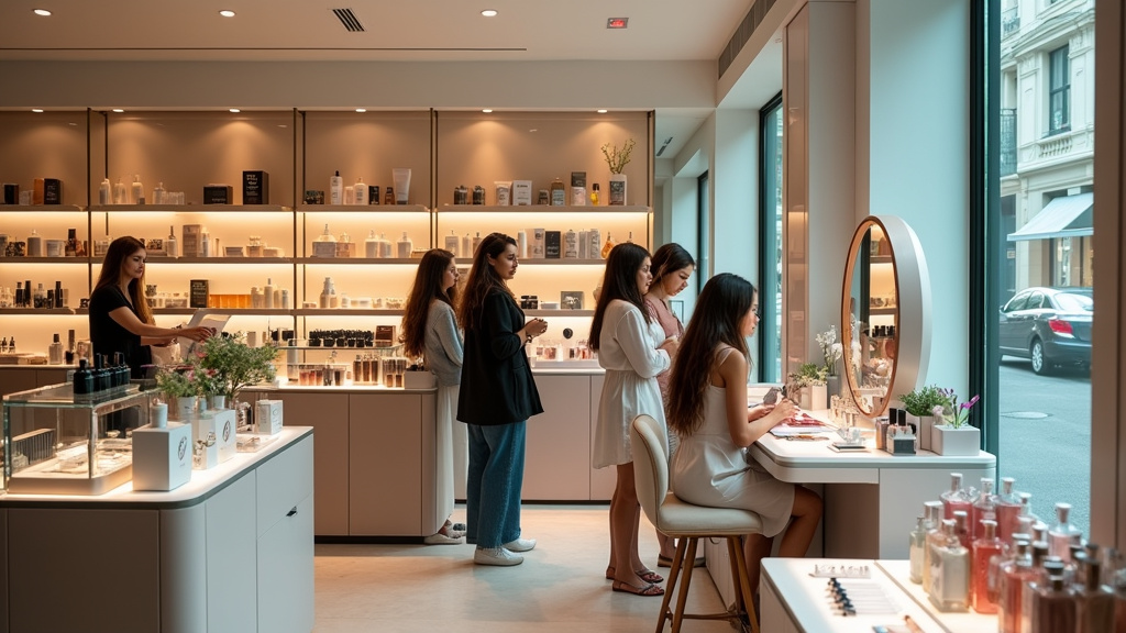 Façade du magasin Sephora à Ajaccio dans le Centre Commercial Atrium
