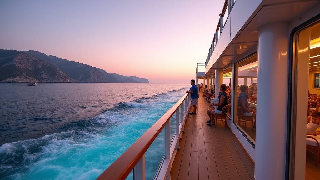 Ferry La Méridionale en mer