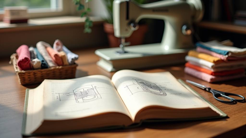 Trousse de toilette en tissu imprimé, ornée de détails de couture