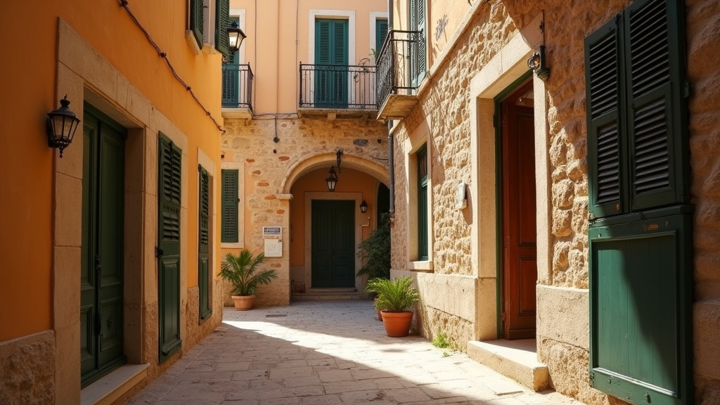 Façade de la Maison Bonaparte à Ajaccio, lieu de naissance de Napoléon Bonaparte